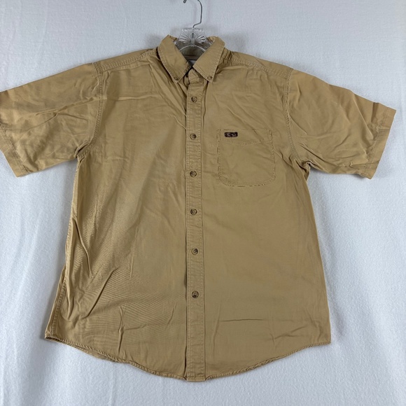 Carhartt Other - Carhartt, 100% Cotton, Button Down Shirt, Short‎ Sleeve, Men's Size M, Rugged